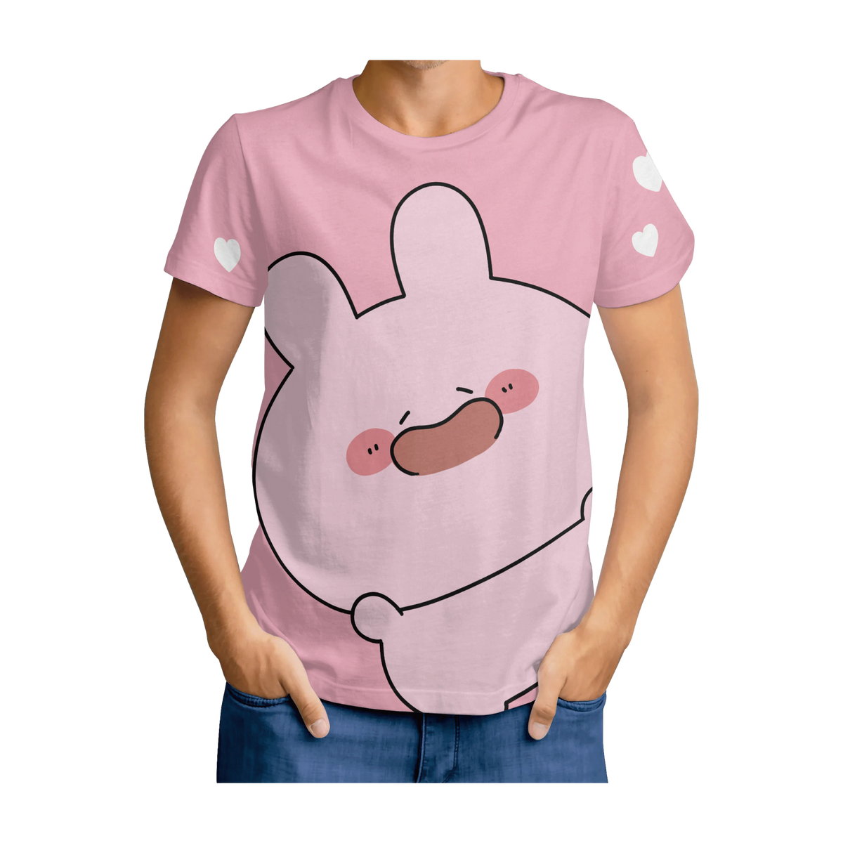 【あさみみちゃん】全面プリント!あさみみちゃんTシャツ(ASAMIMI BASIC 2024 March)【5月中旬発送】