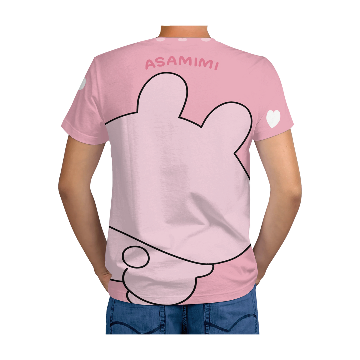 【あさみみちゃん】全面プリント!あさみみちゃんTシャツ(ASAMIMI BASIC 2024 March)【5月中旬発送】