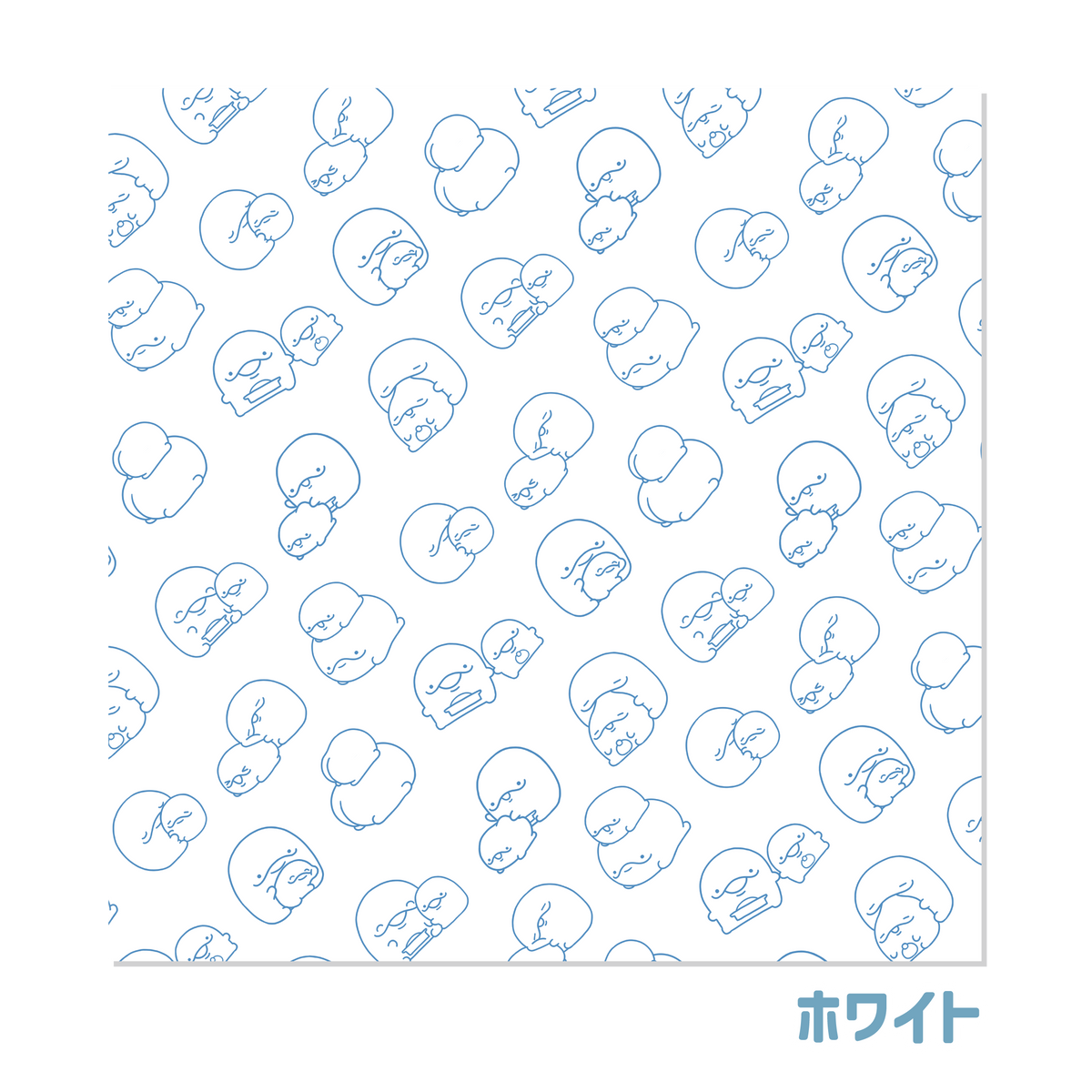 【親子イルカ】ハンカチ【4月中旬発送】