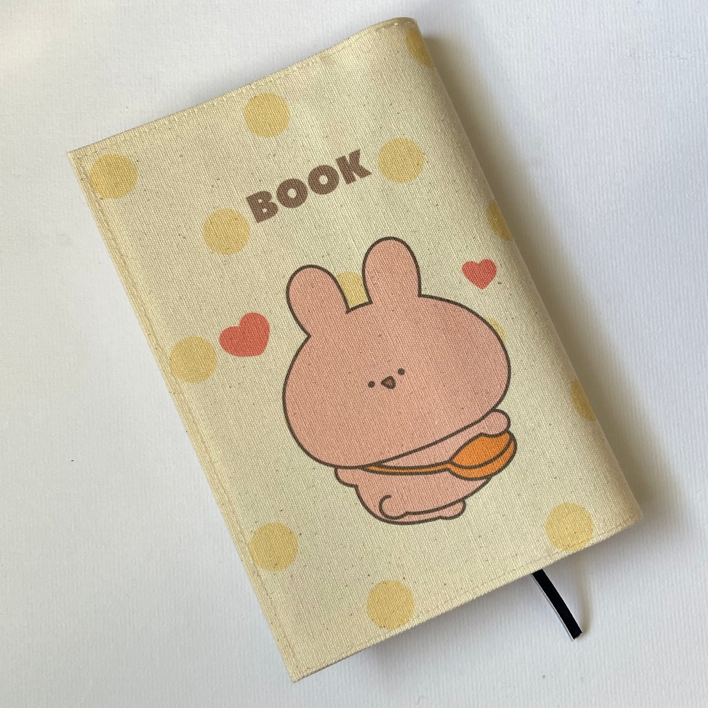 【あさみみちゃん】キャンバスブックカバー(あなたをお守り!シリーズ)【3月中旬発送】