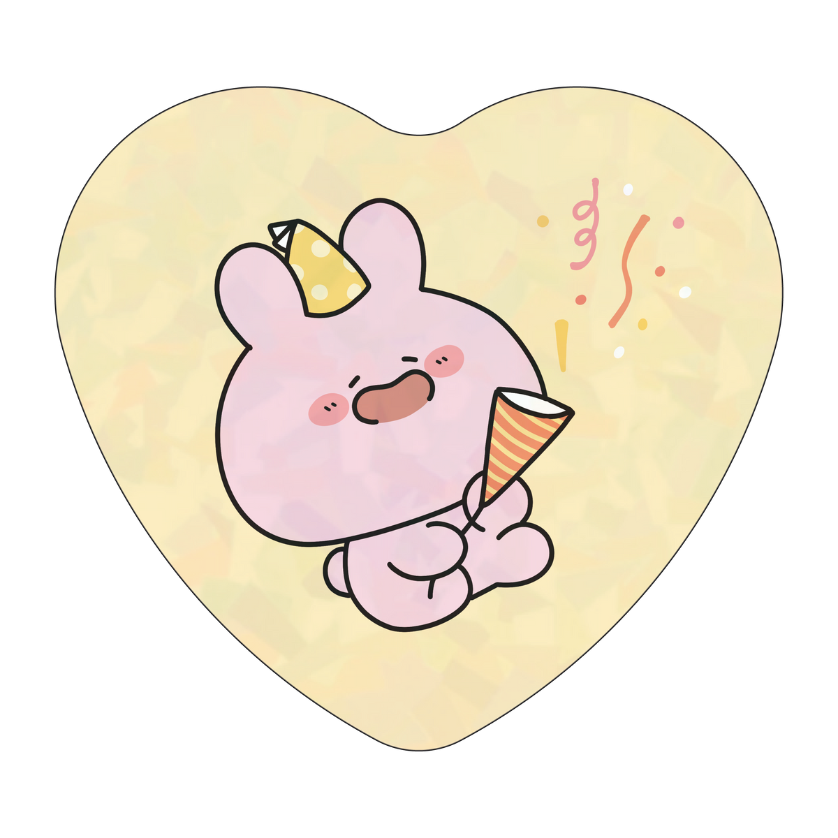 【あさみみちゃん】ランダムキラキラハート缶バッジコンプリートセット(全6種)【4月上旬発送】