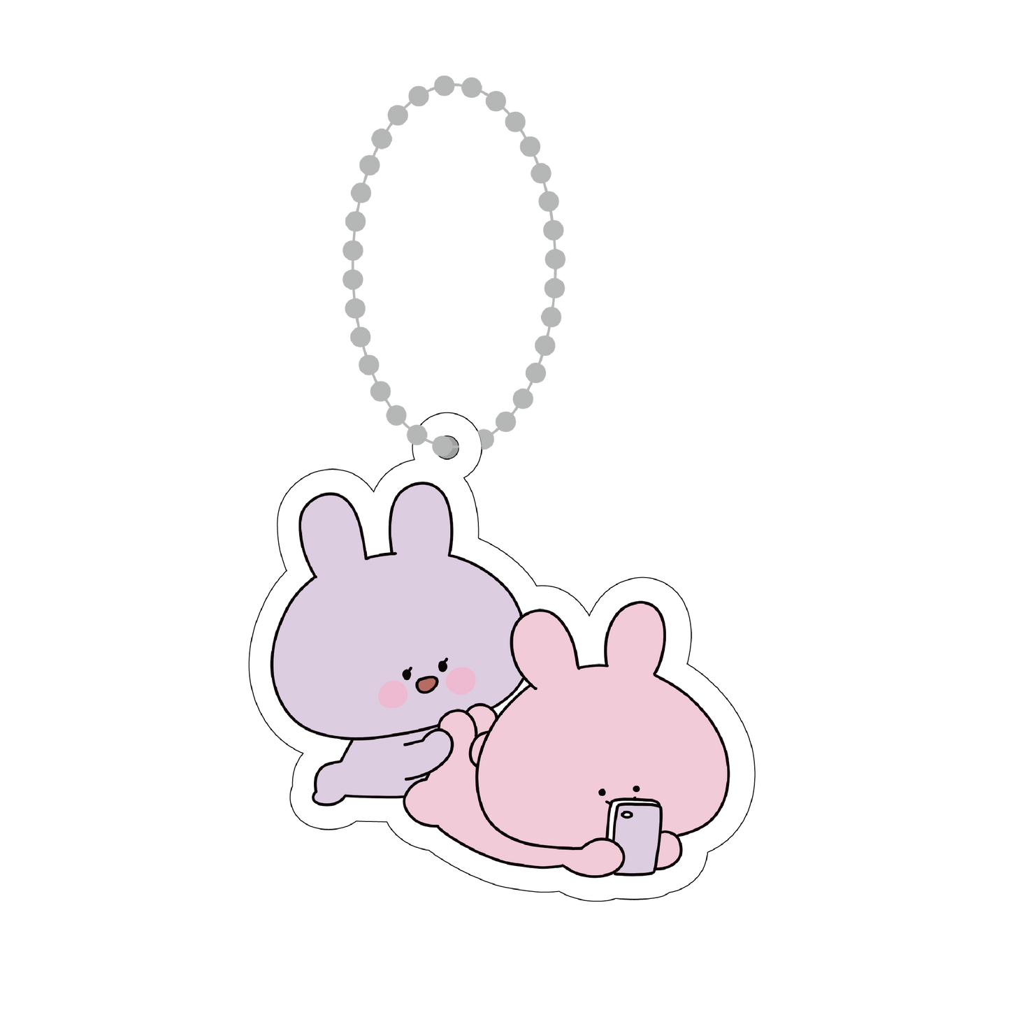 【あさみみちゃん】アクリルキーホルダー(おしり)【9月中旬発送】