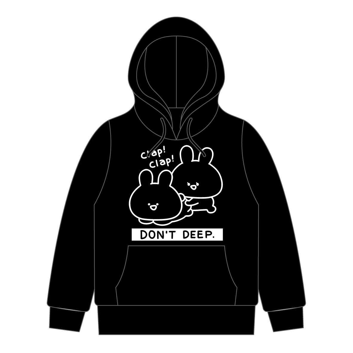 【あさみみちゃん】パーカー(Don't deep)【3月上旬発送】