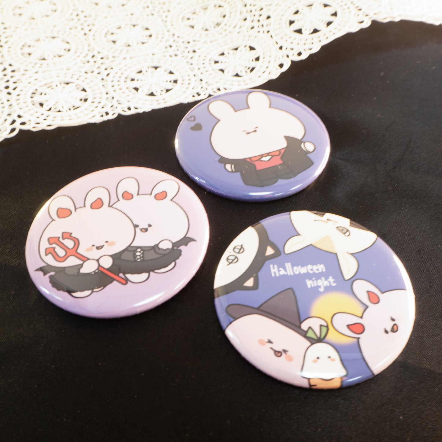【あさみみちゃん】ハロウィンランダム缶バッジコンプリートセット(6個入り)【10月下旬発送】