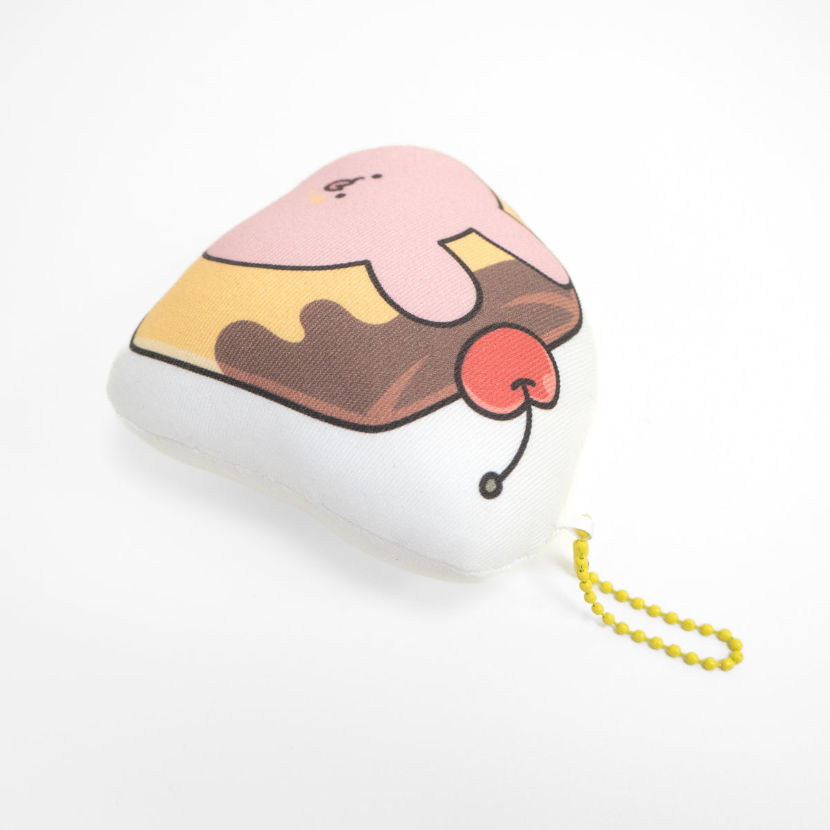 【あさみみちゃん】クッションキーホルダー(プリン)