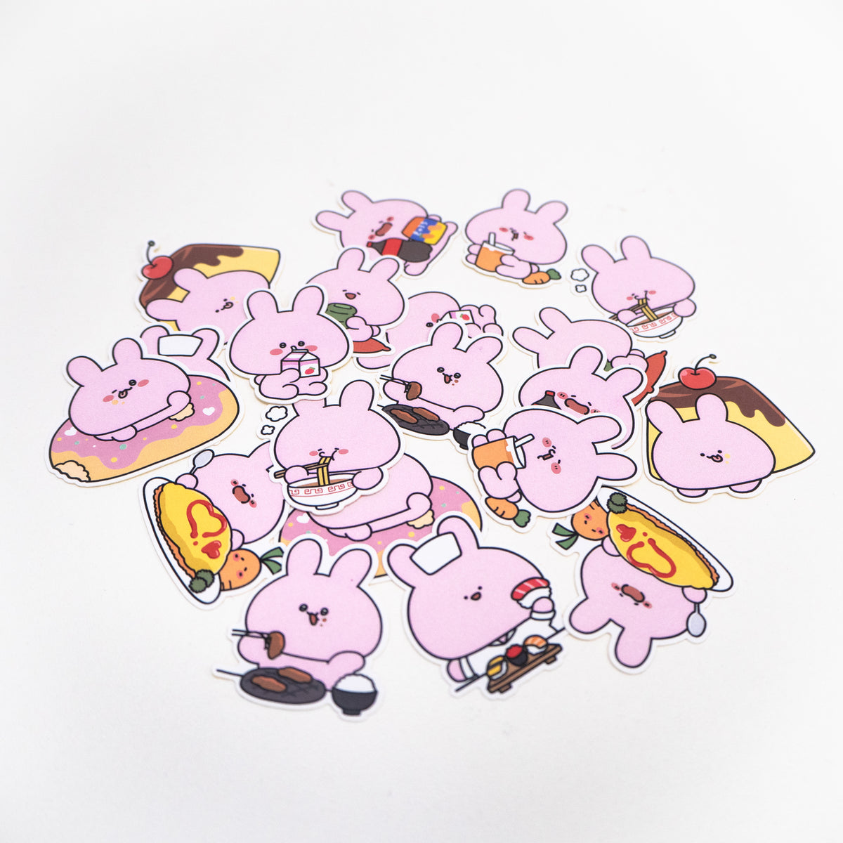 【あさみみちゃん】フレークシール(おなかいっぱい)