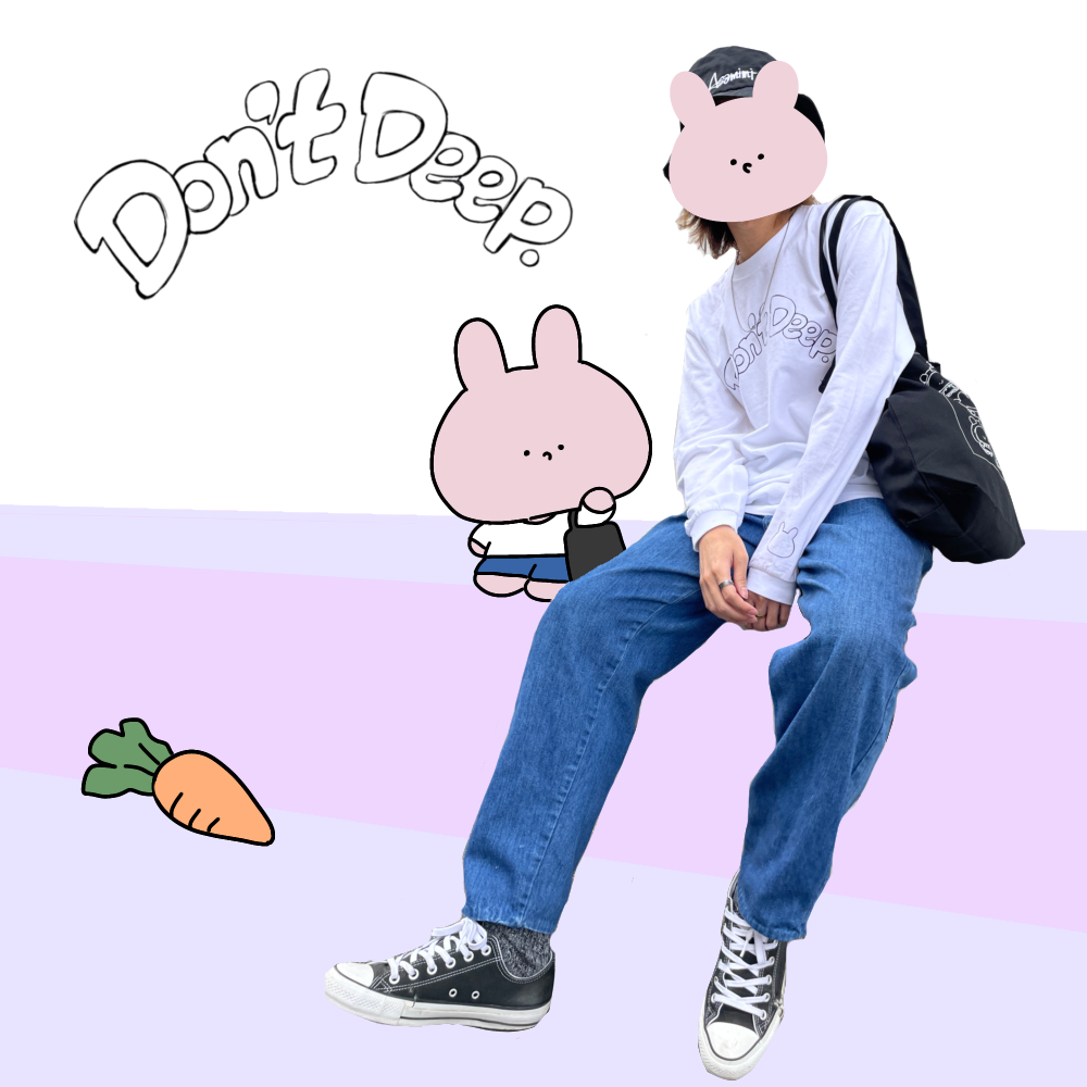 【あさみみちゃん】長袖ロングTシャツ(ストリート)