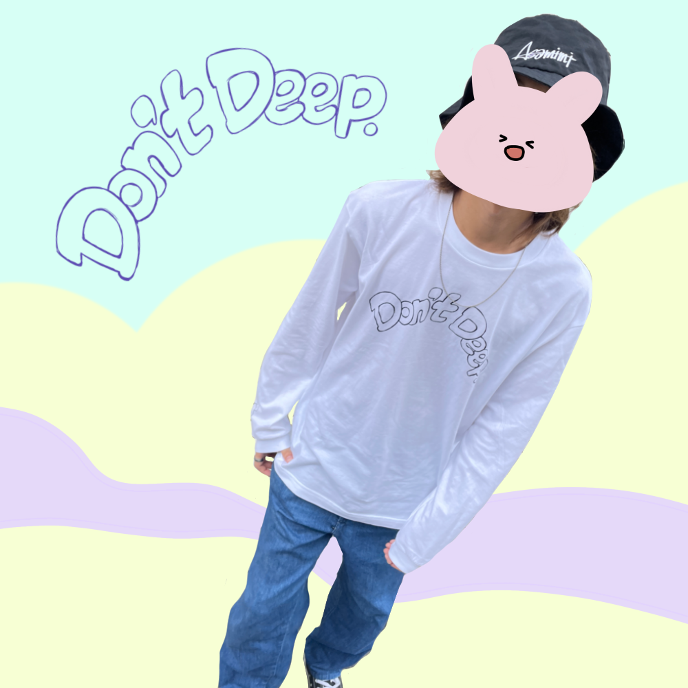 【あさみみちゃん】長袖ロングTシャツ(ストリート)