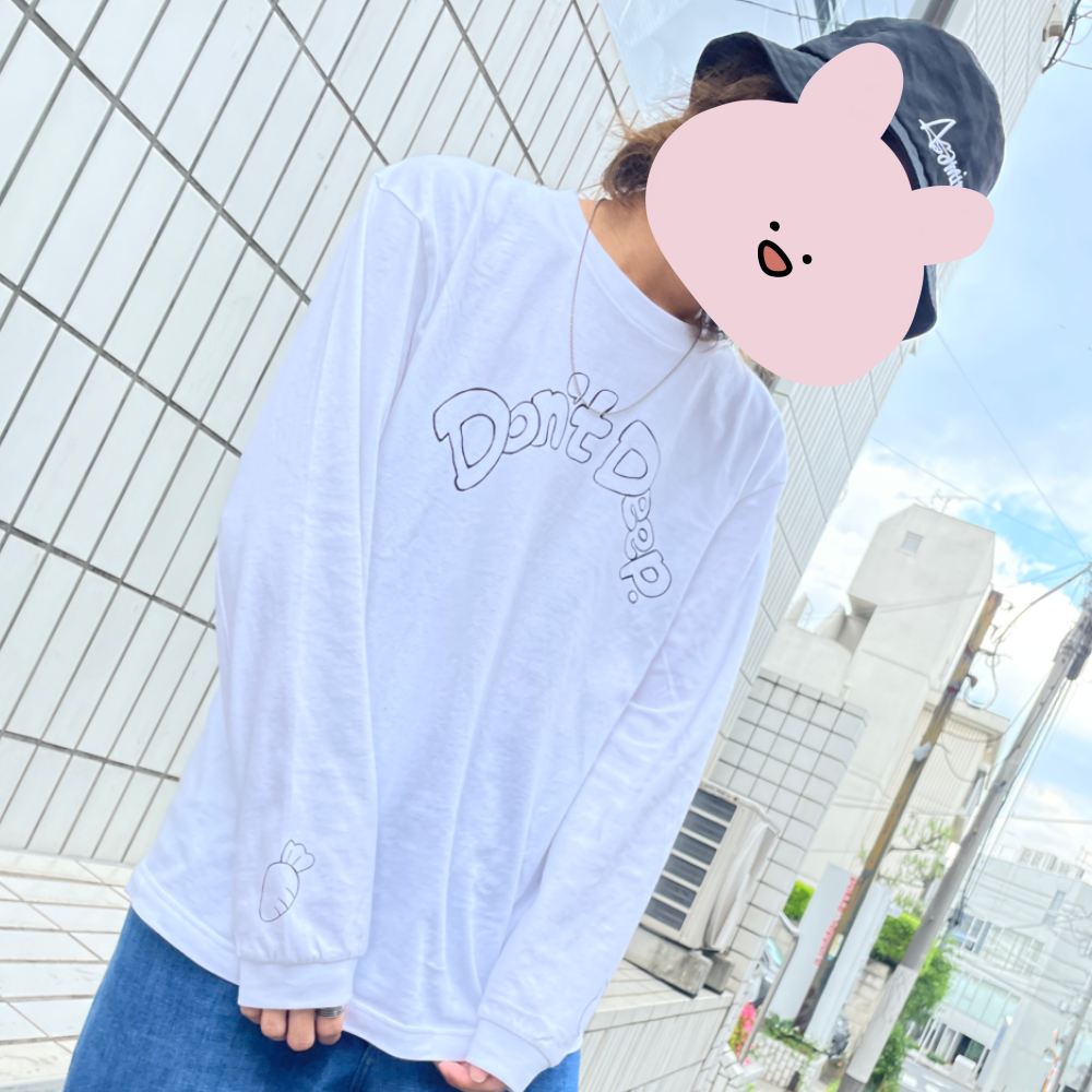 【あさみみちゃん】長袖ロングTシャツ(ストリート)