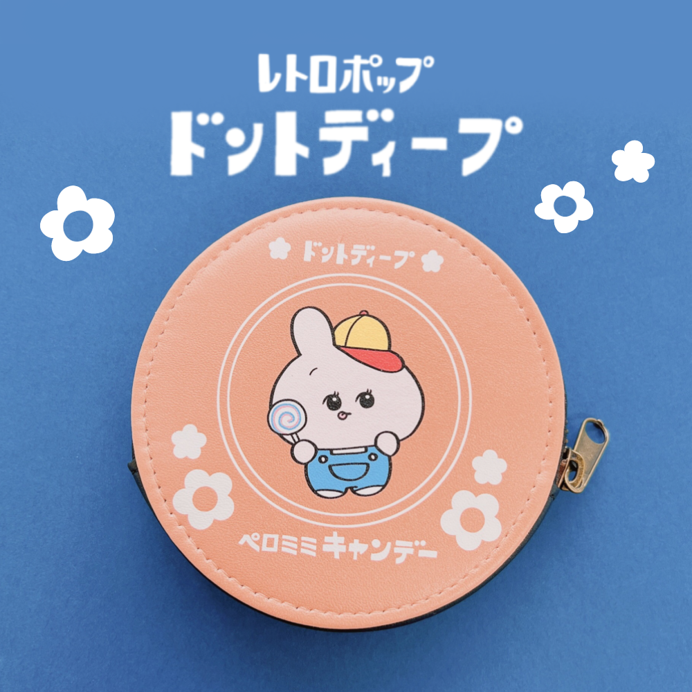 【あさみみちゃん】PUレザーコインケース(レトロ)【11月中旬発送】