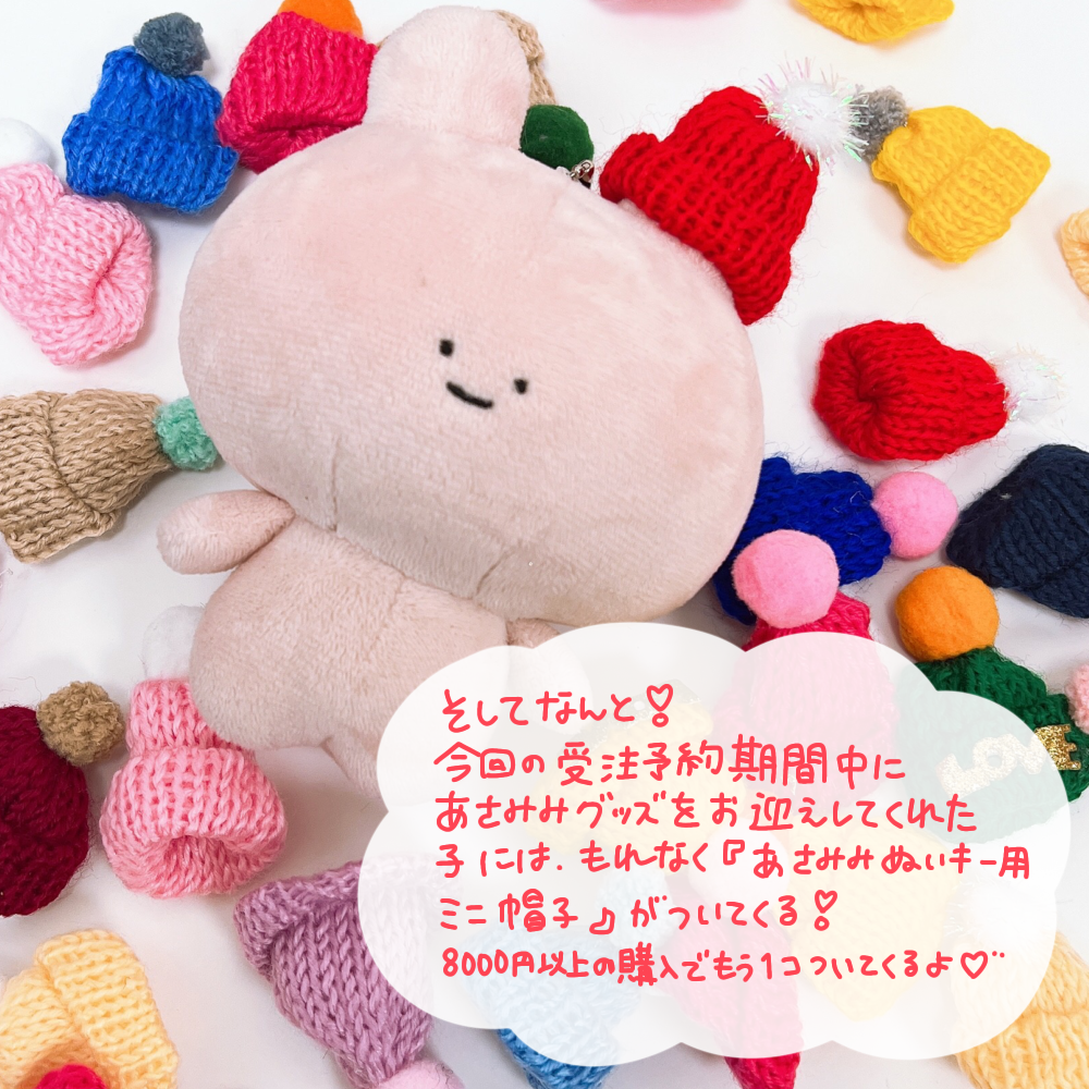 【あさみみちゃん】ピロー型ケース(クリスマス)