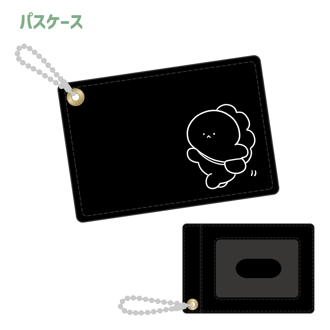 【困りザウルス】パスケース(困りザウルス)【6月上旬発送】