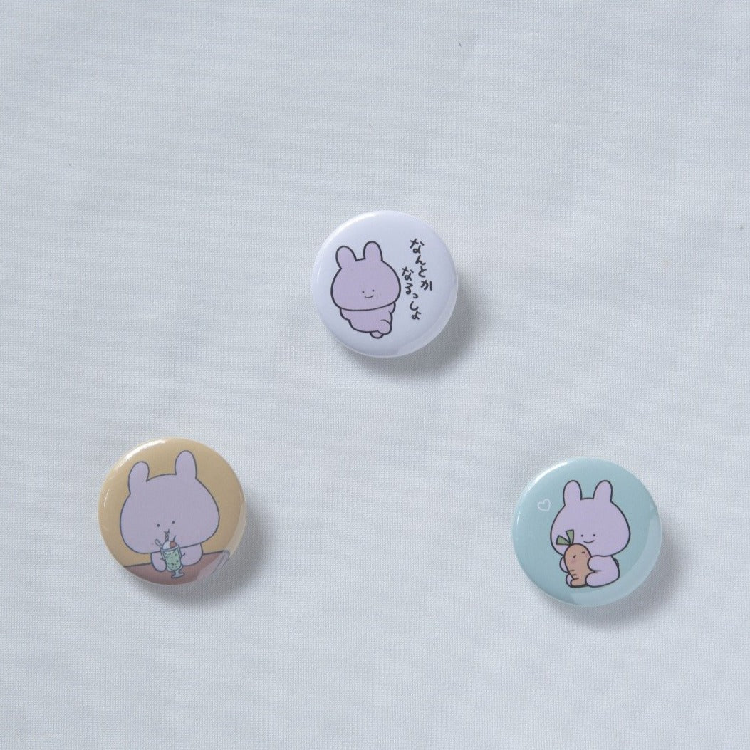 【あさみみちゃん】缶バッチセット(3個入り)