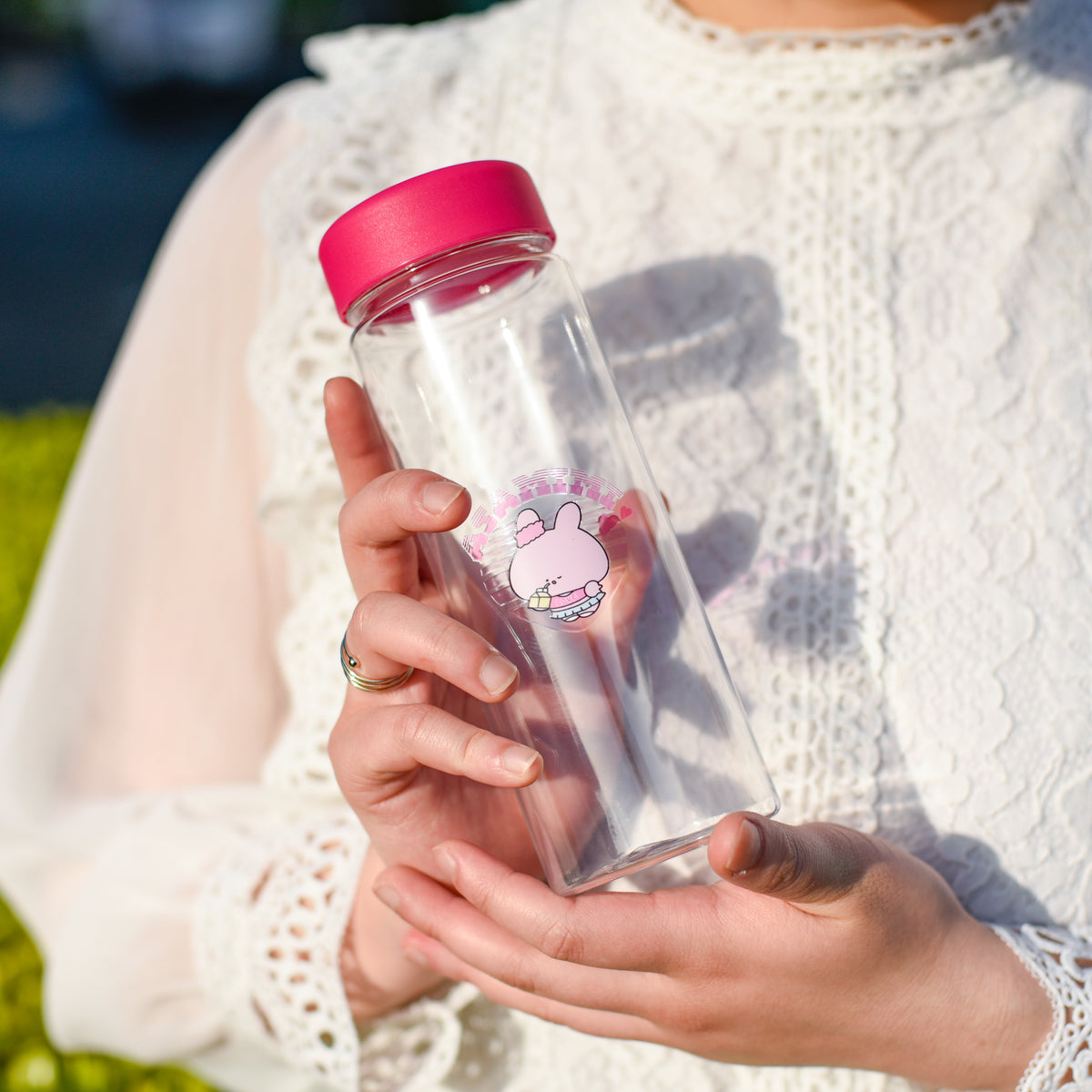 【あさみみちゃん】クリアボトル500ml【受注生産】