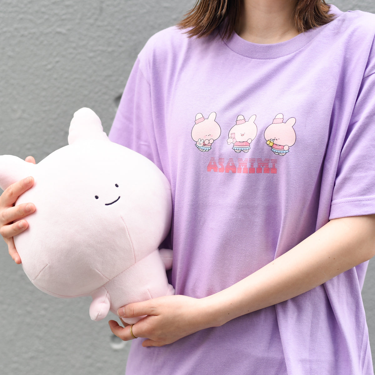【あさみみちゃん】半袖プリントTシャツ(みつご)