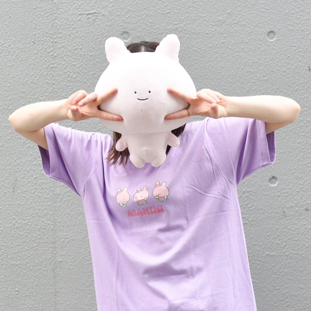 【あさみみちゃん】半袖プリントTシャツ(みつご)