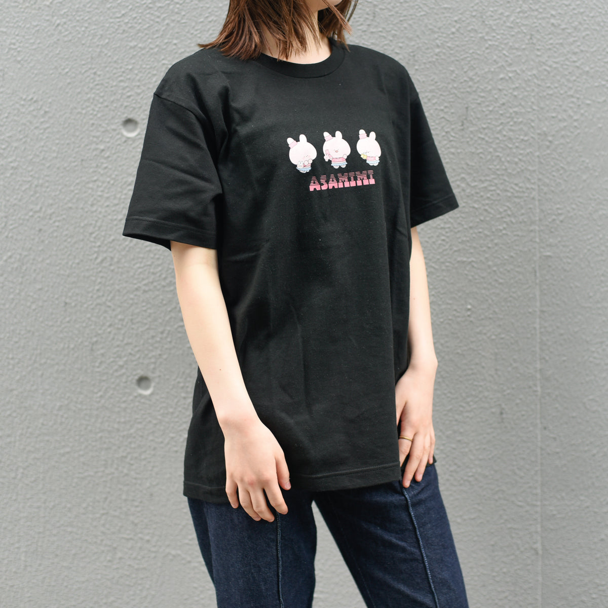【あさみみちゃん】半袖プリントTシャツ(みつご)