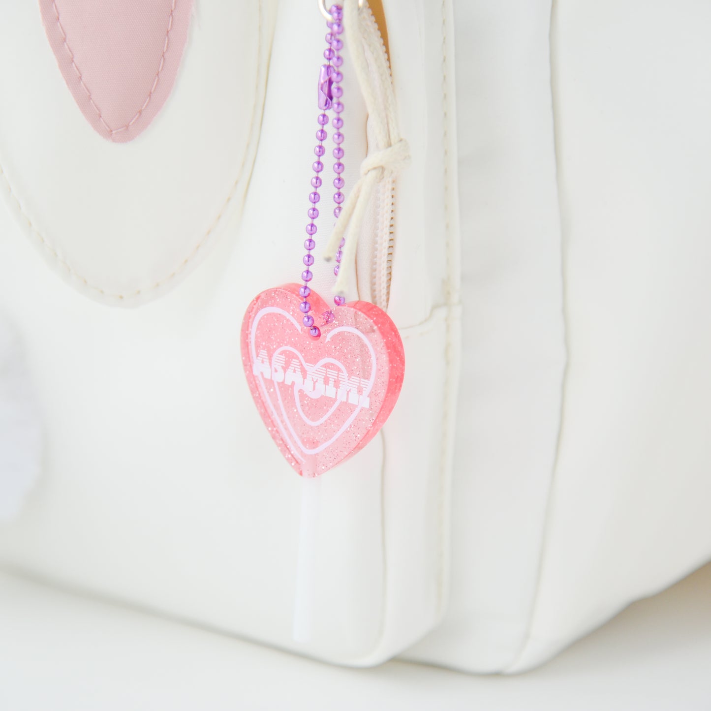 【あさみみちゃん】アクリルキーホルダー(ハートキャンディ)