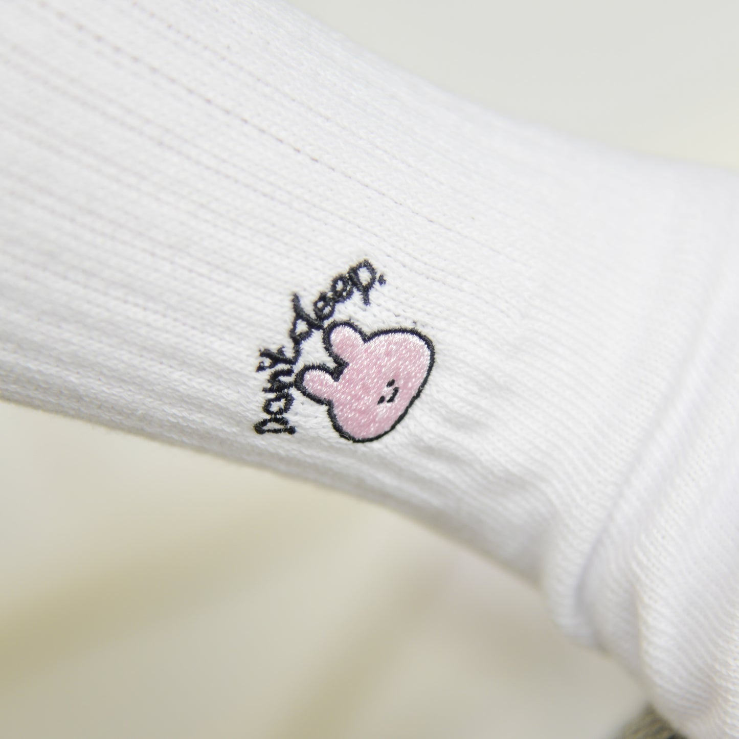 【あさみみちゃん】刺繍ソックス(don't deep)【10月中旬発送】