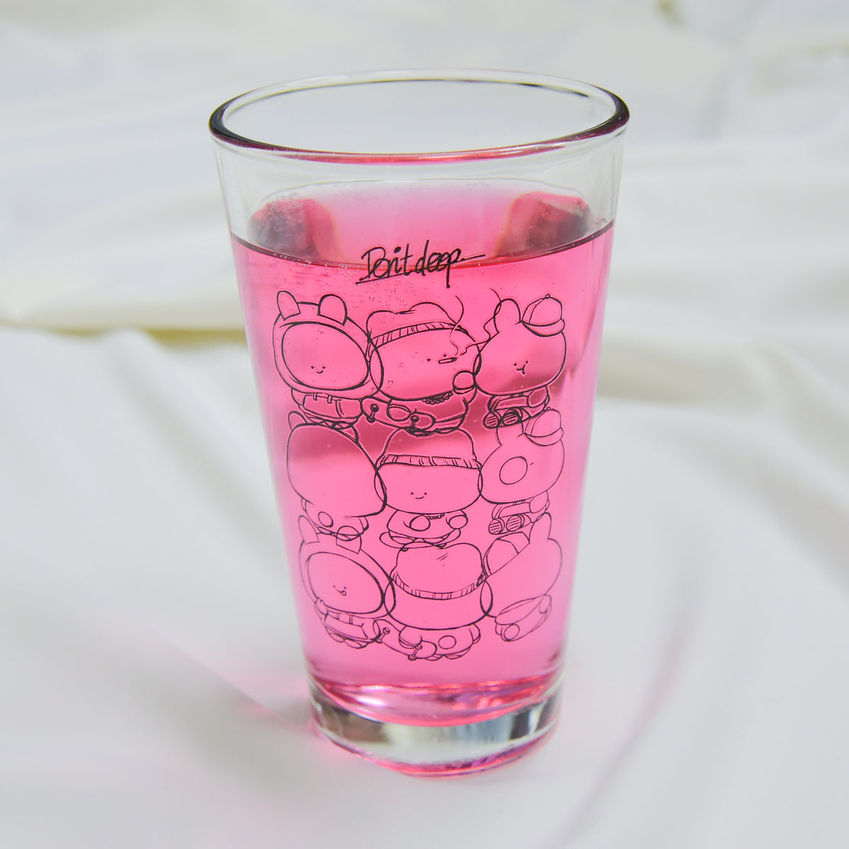 【あさみみちゃん】パイントグラス(480ml)【10月中旬発送】