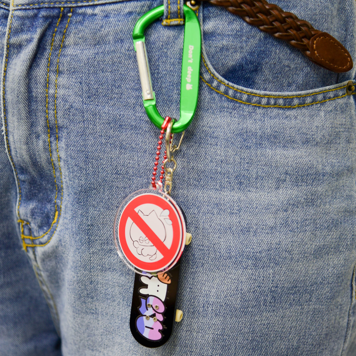 【あさみみちゃん】アクリルキーホルダー(ネガティブ禁止)【10月中旬発送】