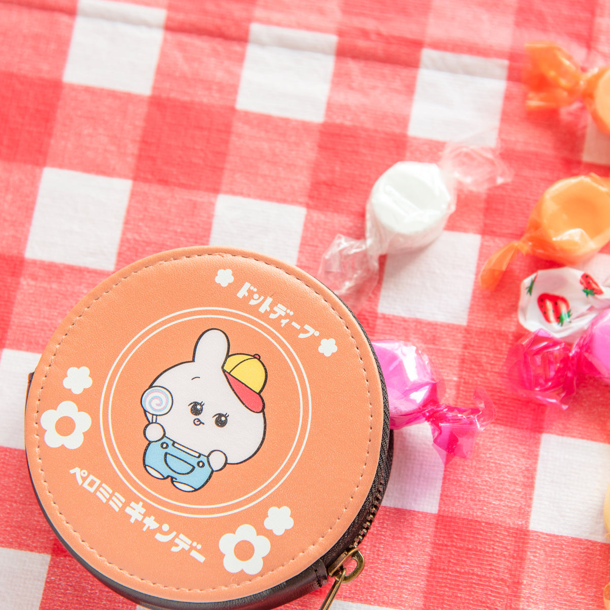 【あさみみちゃん】PUレザーコインケース(レトロ)【11月中旬発送】