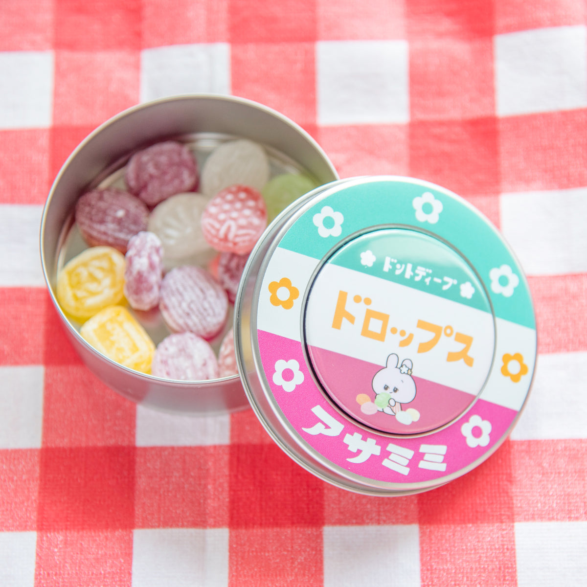 【あさみみちゃん】マグネット付き缶ケース(レトロ)【11月中旬発送】