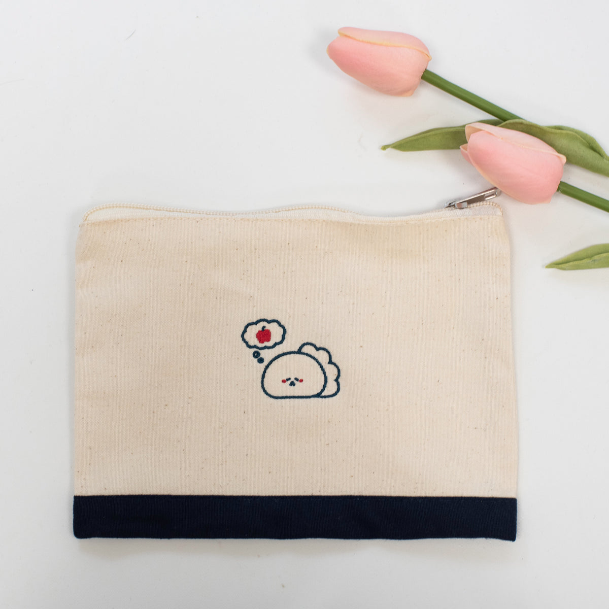 【麻煩的蜥蜴】刺繡袋