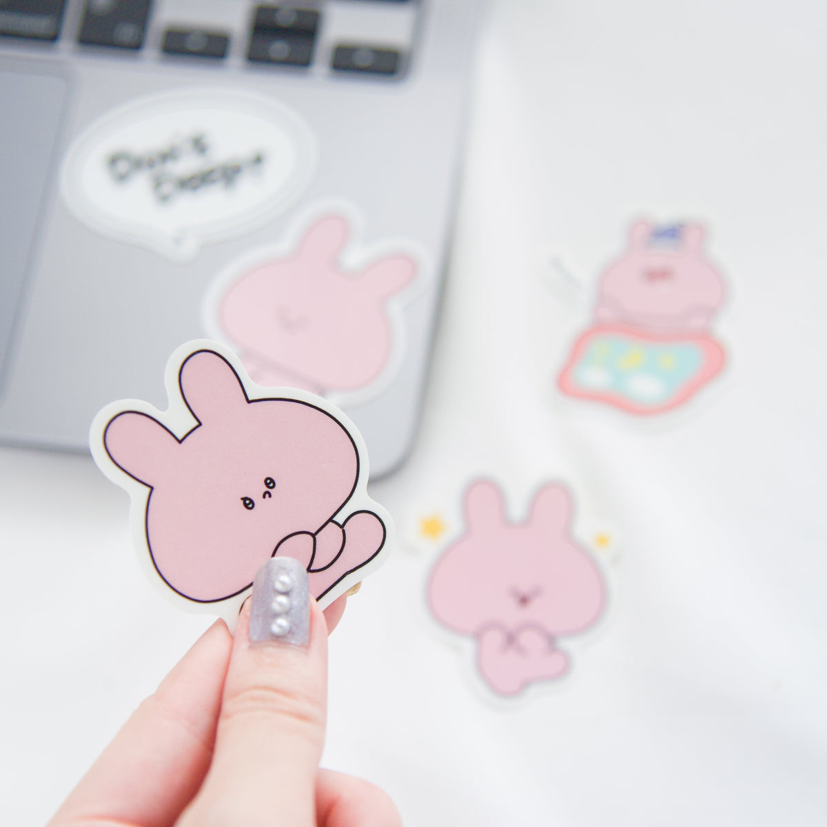 【あさみみちゃん】BASICステッカー(5枚入り)