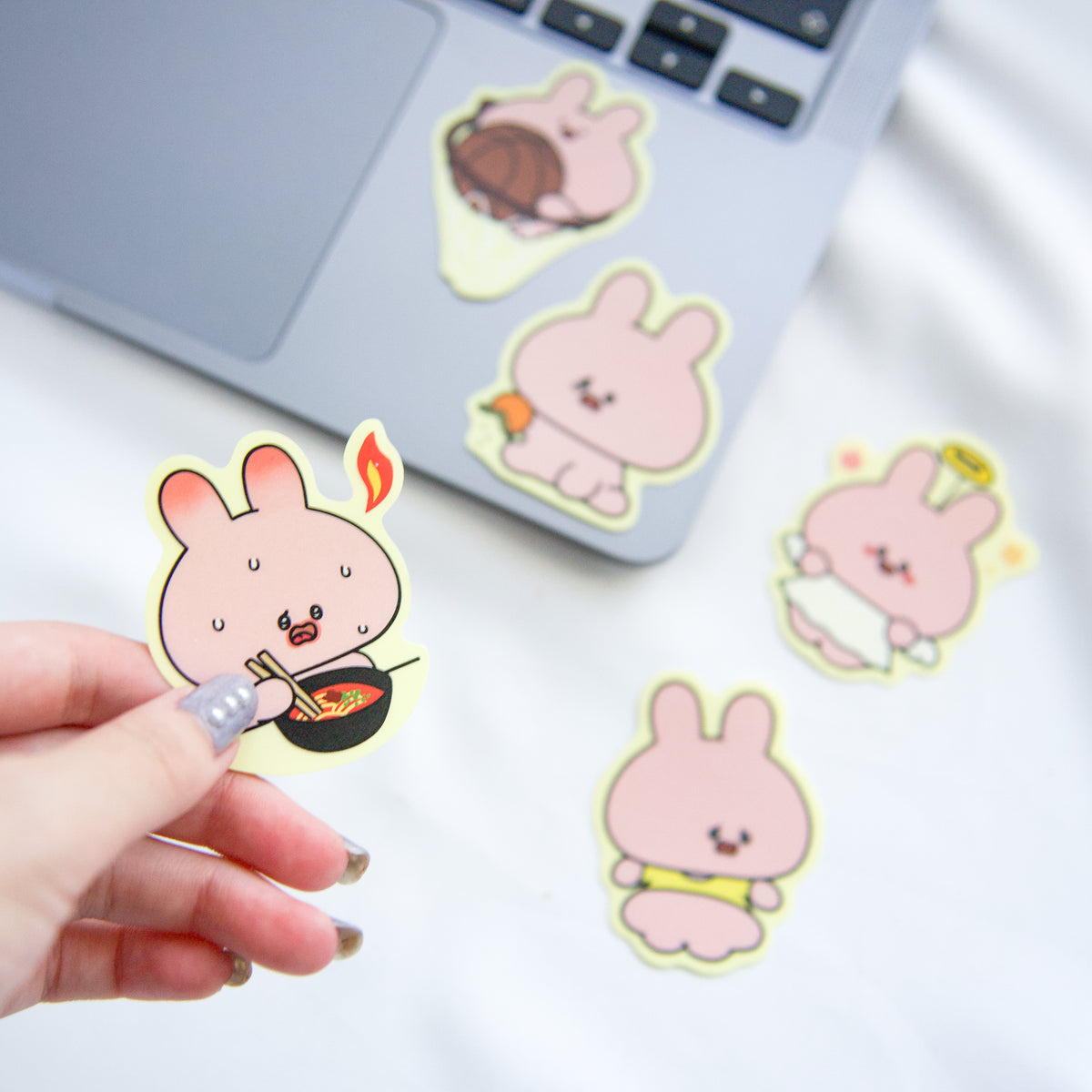 【あさみみちゃん】おまぬけステッカー(5枚入り)