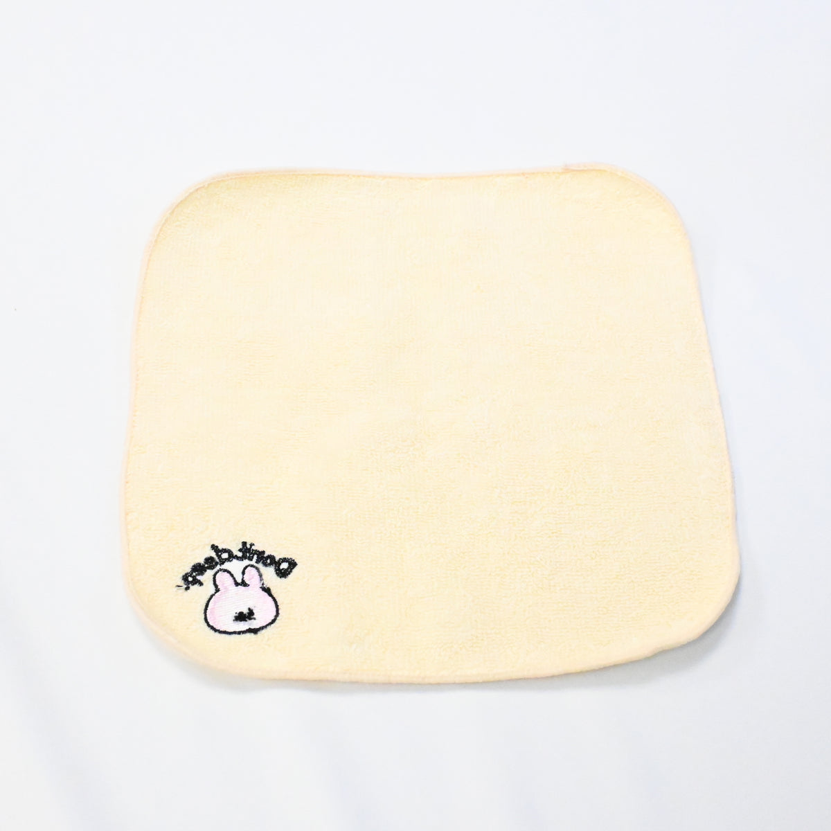 【あさみみちゃん】刺繍ハンカチタオル(Don't deep)【受注生産】