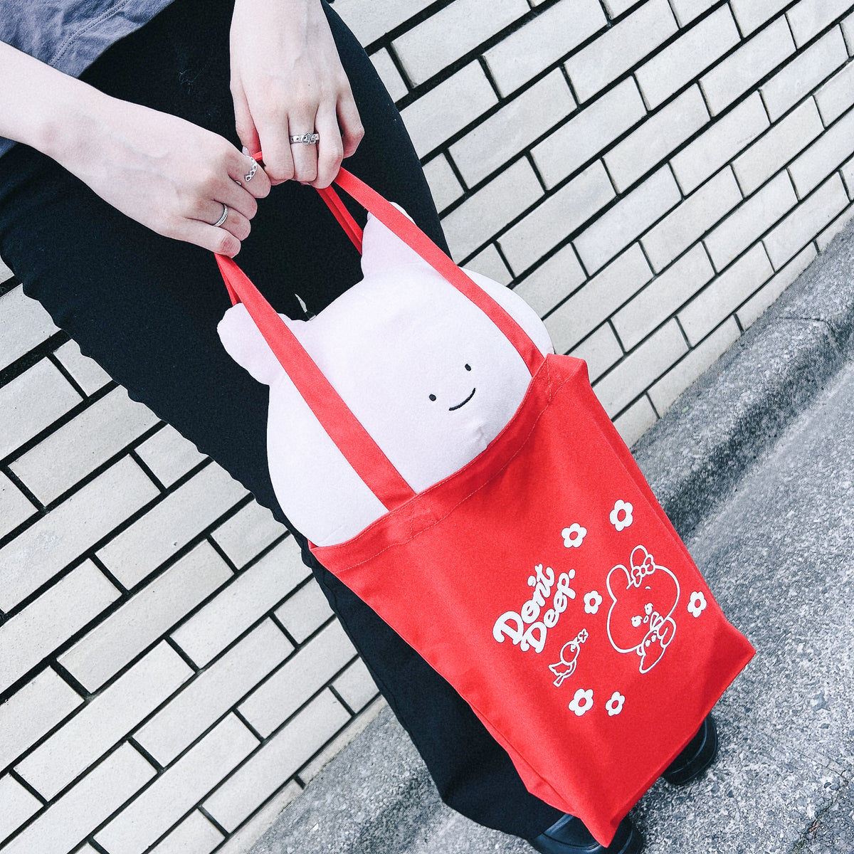 【あさみみちゃん】トートバッグ(レトロ)【11月中旬発送】