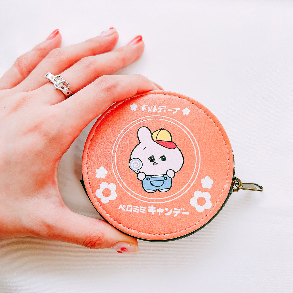 【あさみみちゃん】PUレザーコインケース(レトロ)【11月中旬発送】