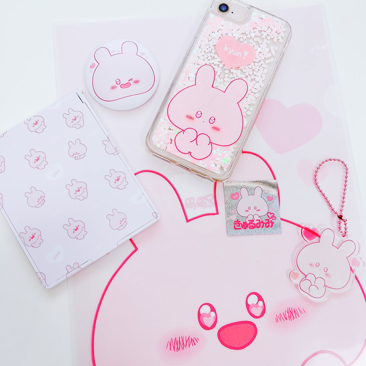 【あさみみちゃん】ぷに缶バッジ(きゅるみみ)【7月中旬発送】