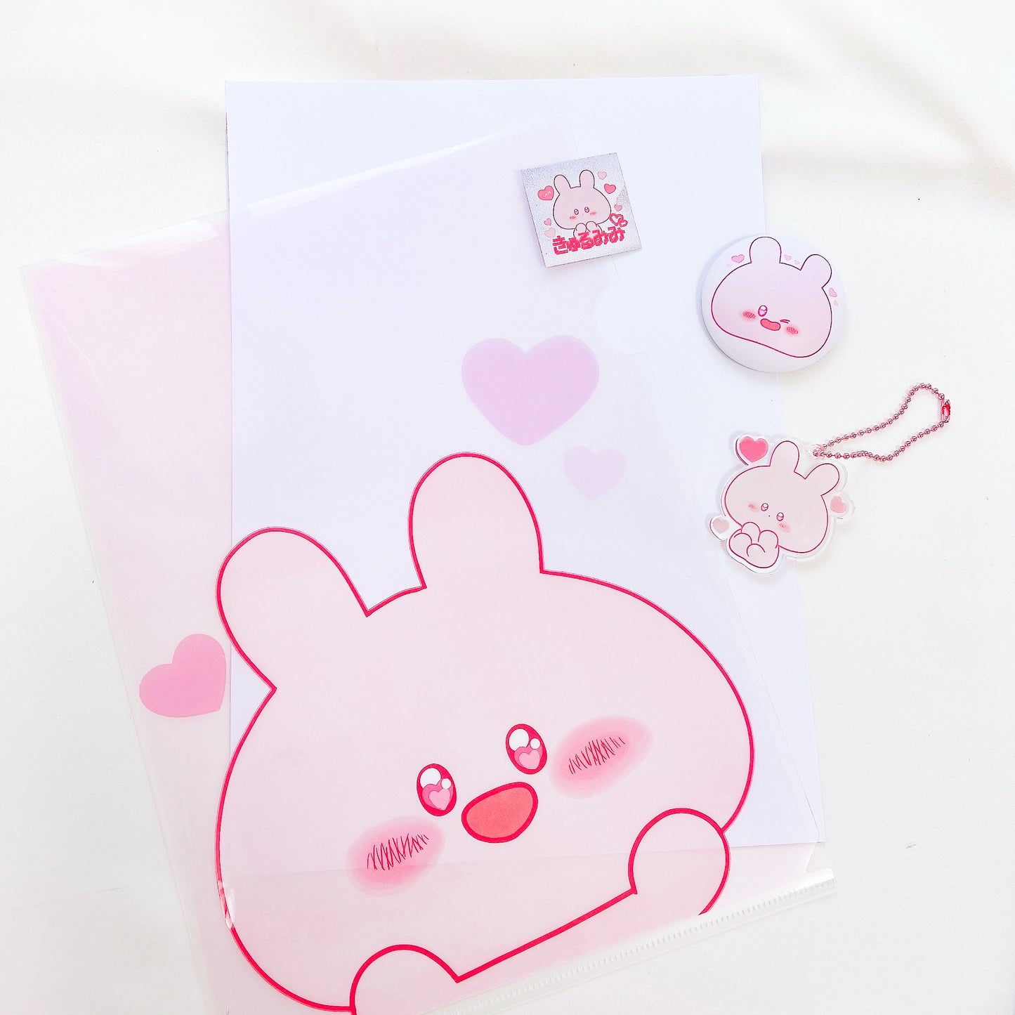 【あさみみちゃん】A4クリアファイル(きゅるみみ)