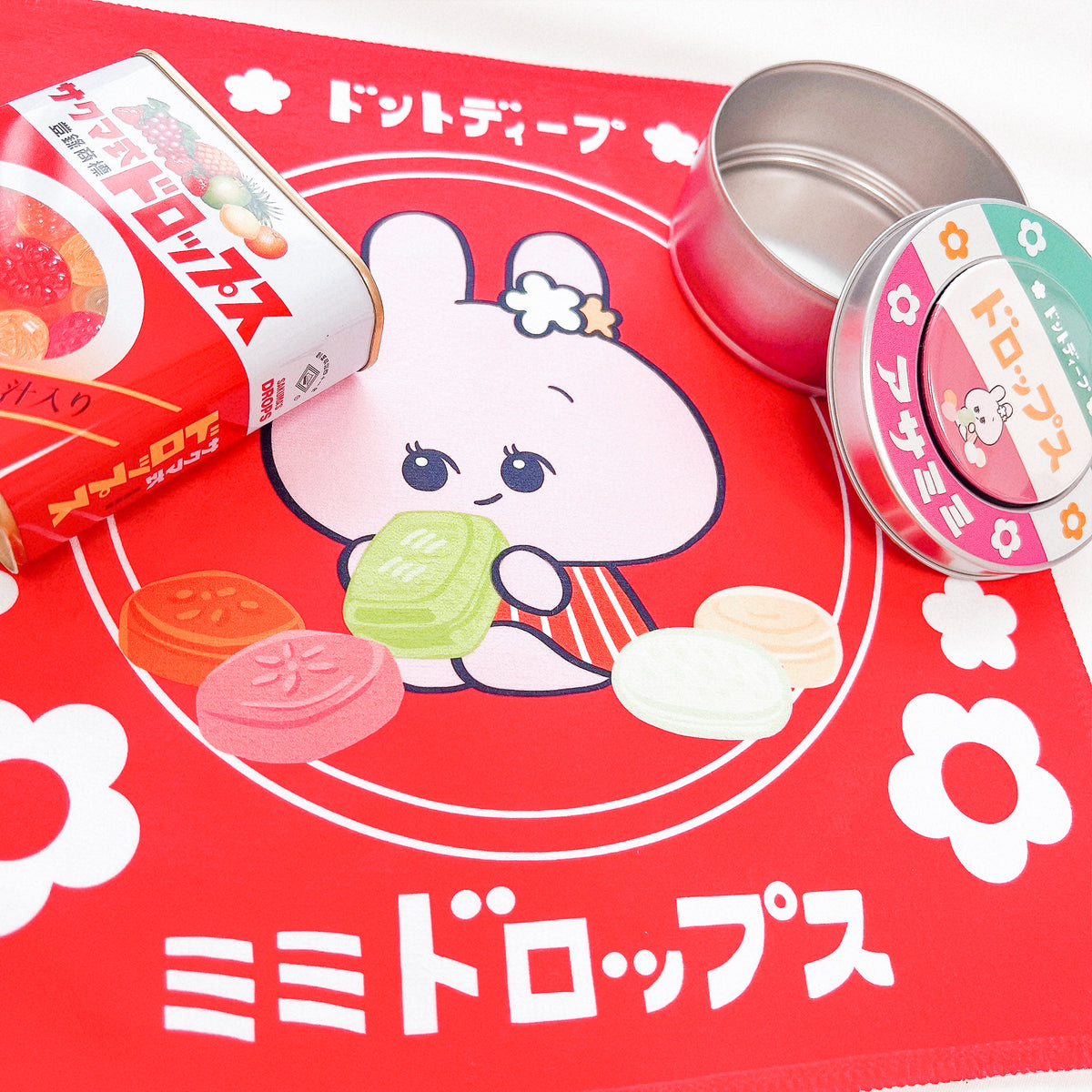 【あさみみちゃん】マグネット付き缶ケース(レトロ)【11月中旬発送】