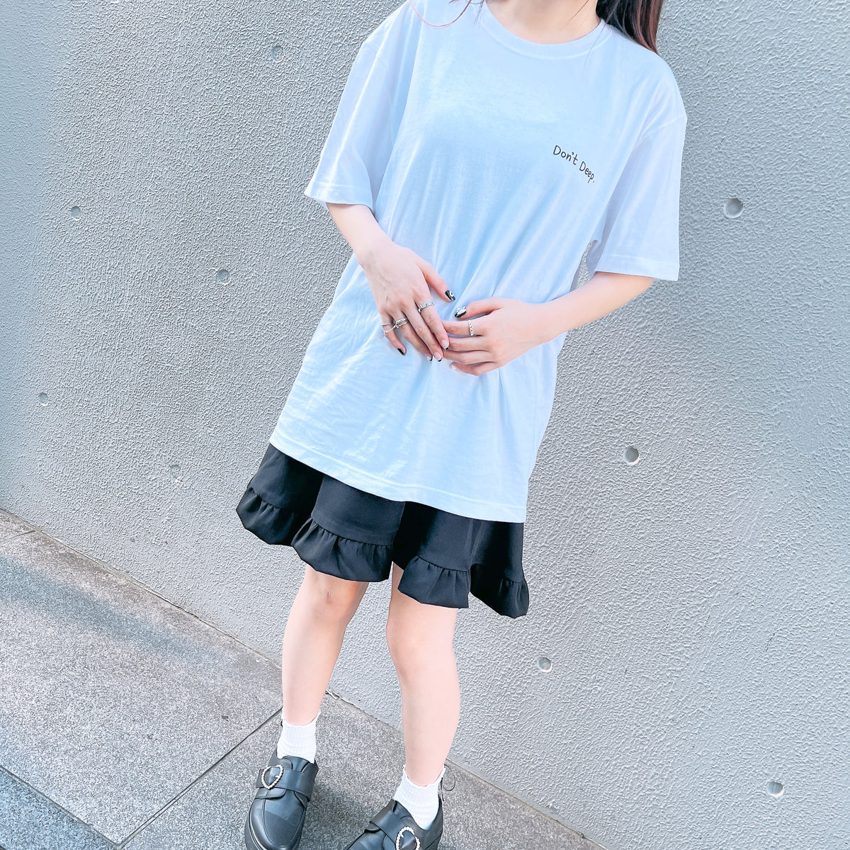 【あさみみちゃん】半袖プリントTシャツ(つかまり)