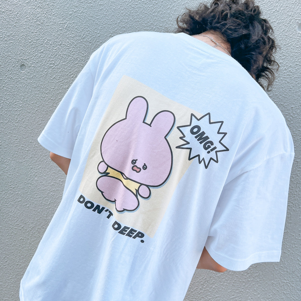 【あさみみちゃん】半袖プリントTシャツ(OMG)