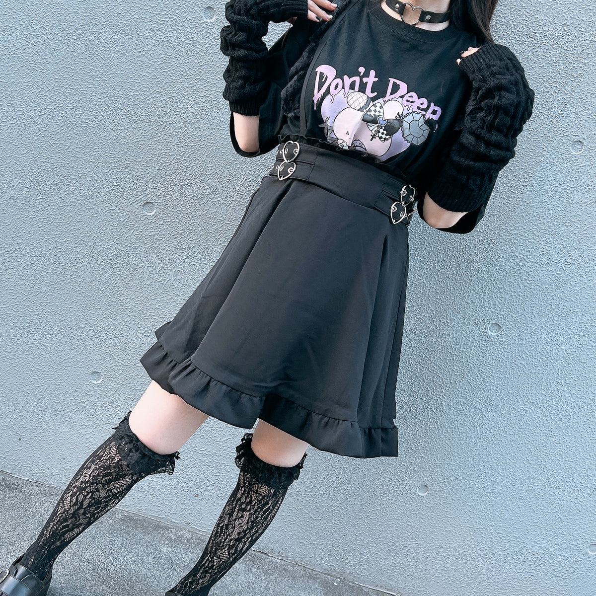 【あさみみちゃん】半袖プリントTシャツ(地雷)