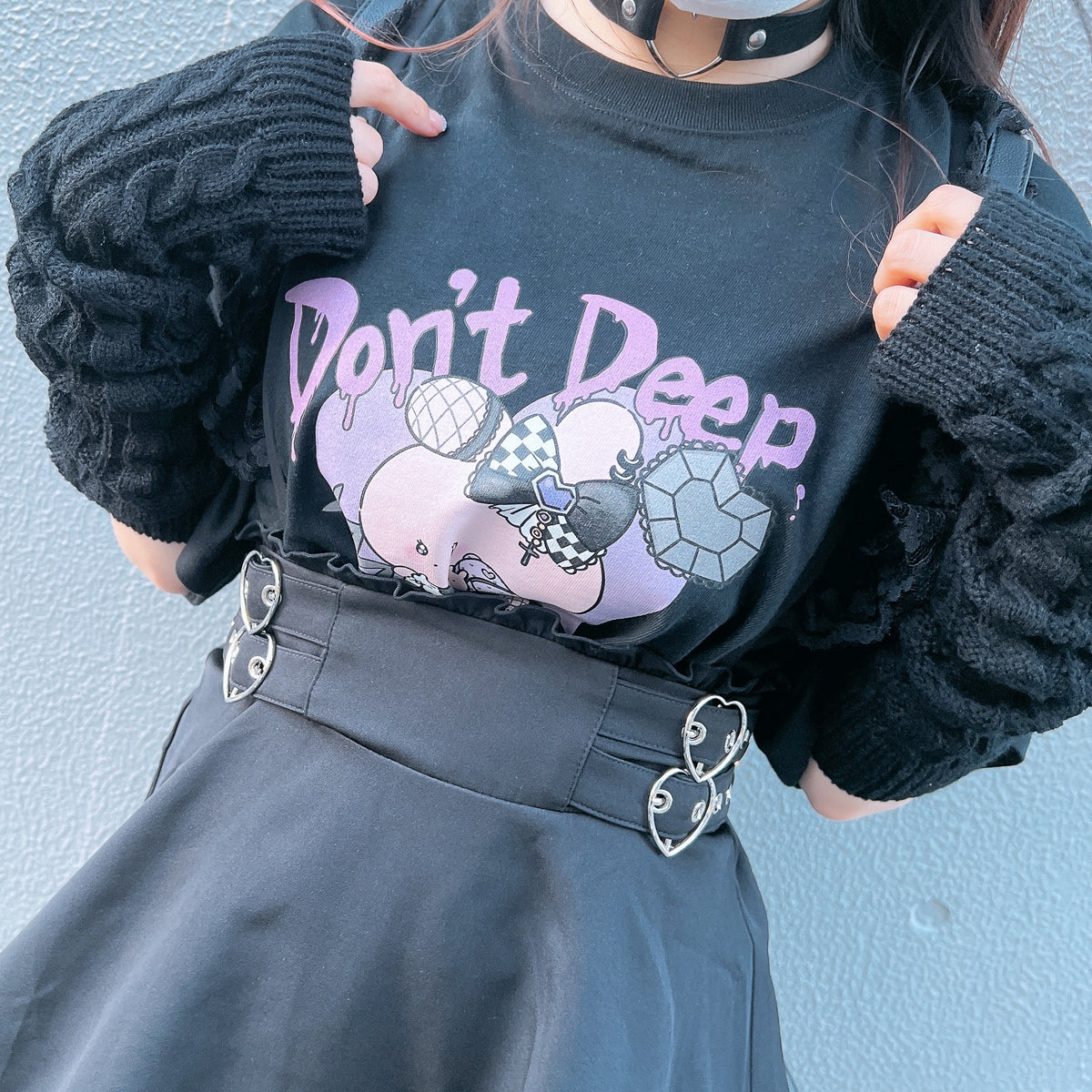 【あさみみちゃん】半袖プリントTシャツ(地雷)
