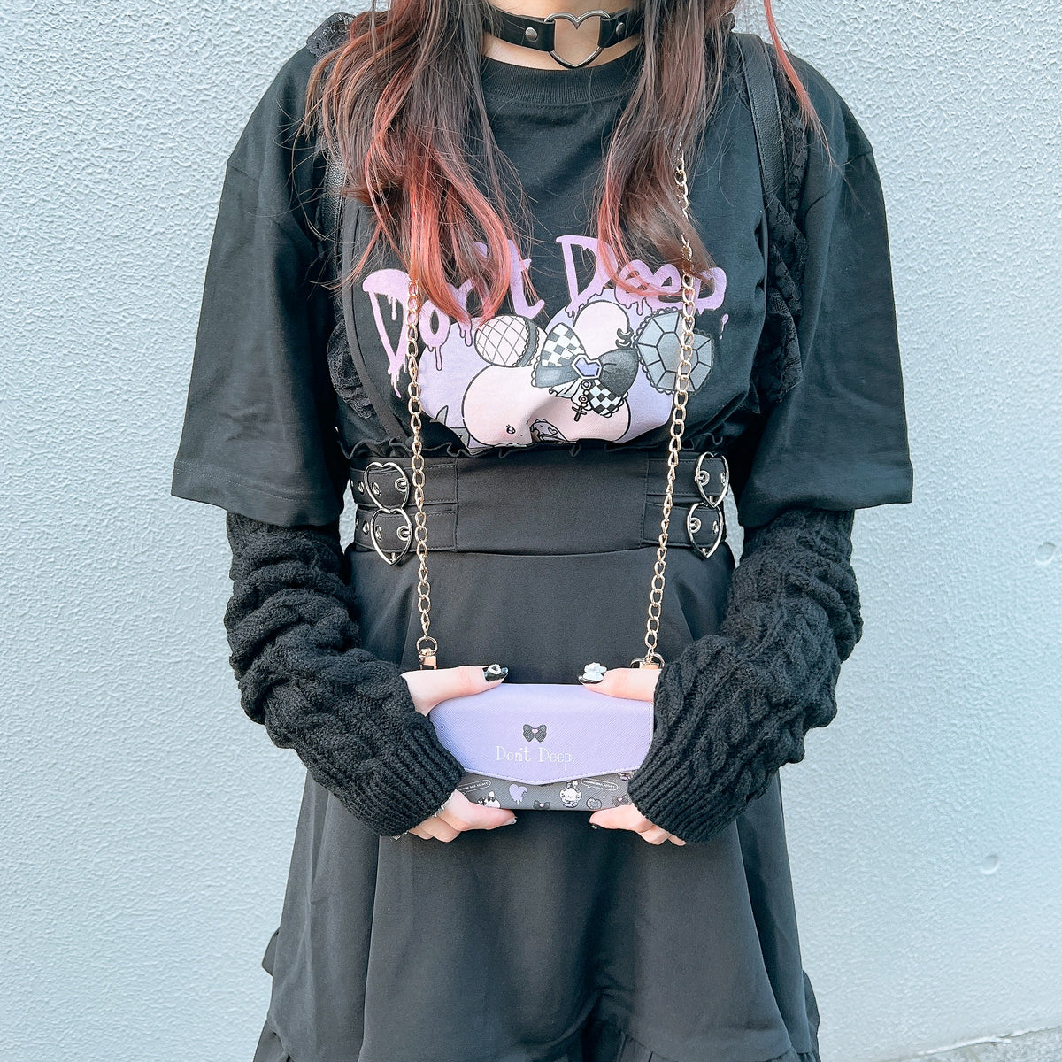 【あさみみちゃん】半袖プリントTシャツ(地雷)