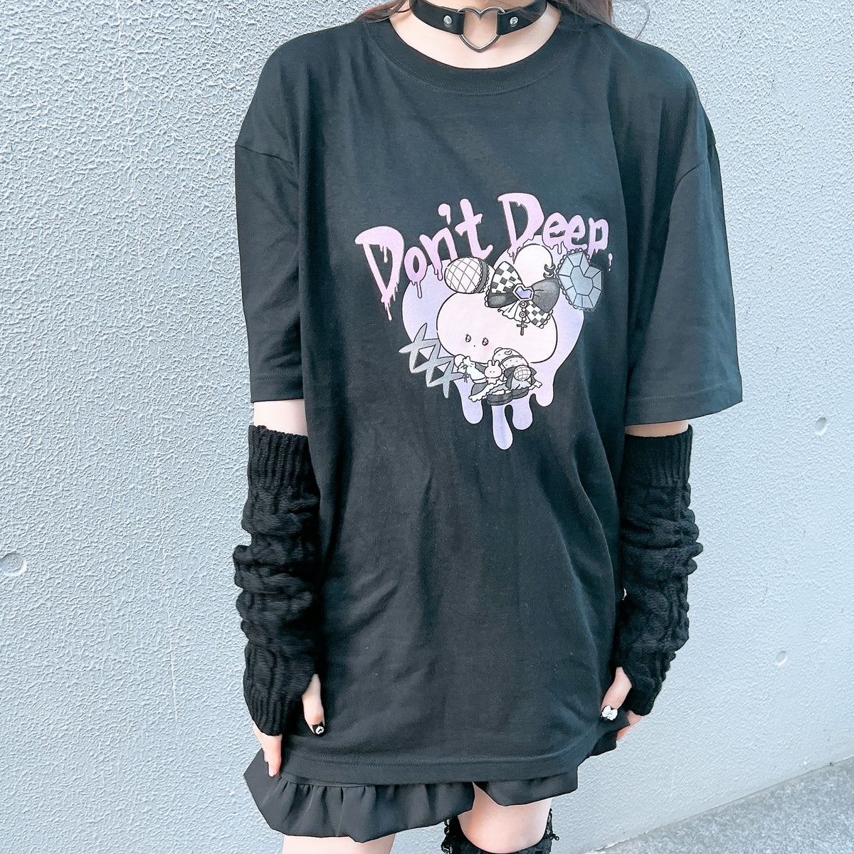 【あさみみちゃん】半袖プリントTシャツ(地雷)