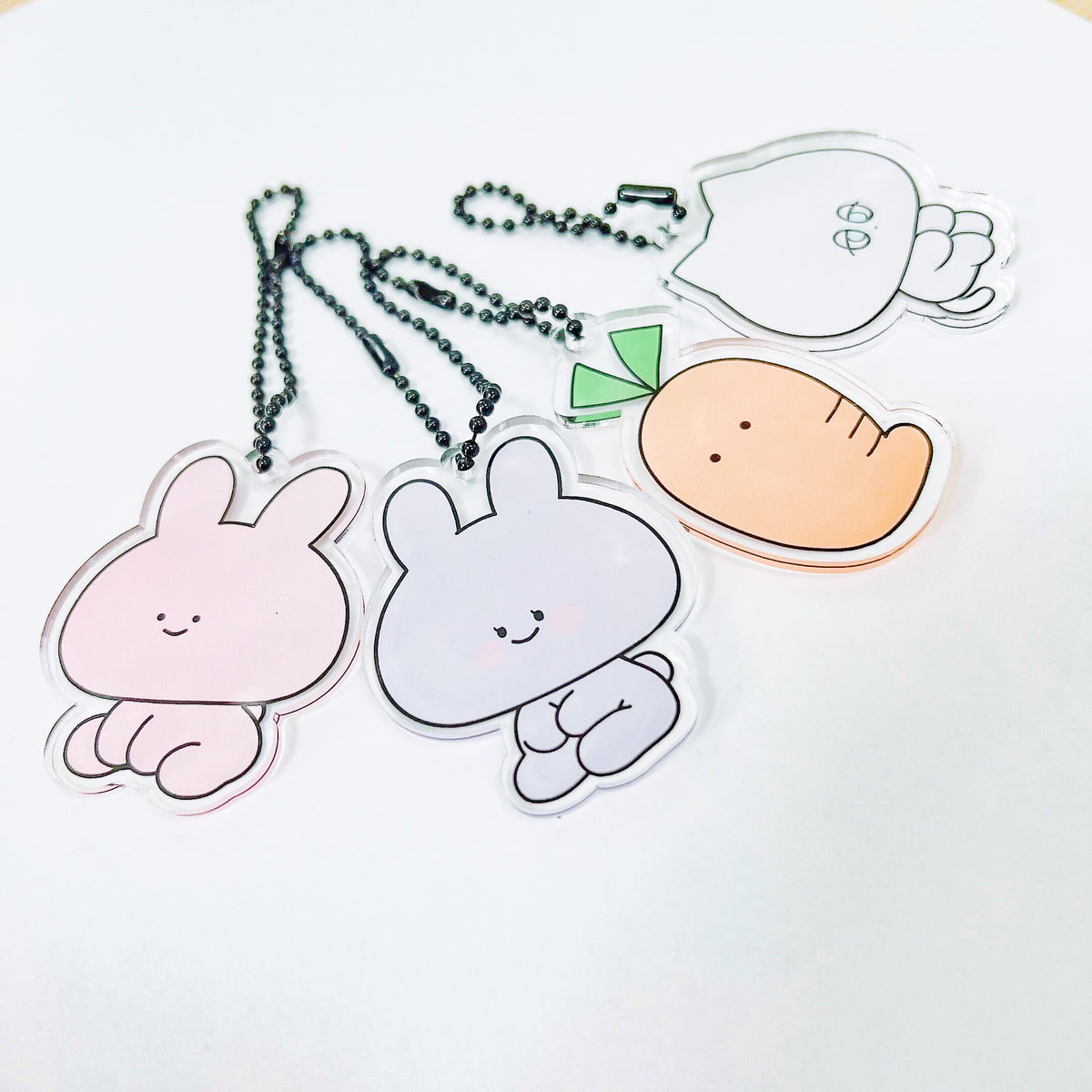 【あさみみちゃん】あさみみフレンズアクリルキーホルダーコンプセット(4人)