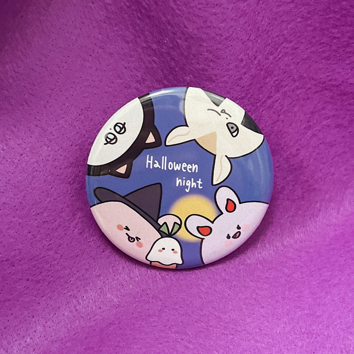 【あさみみちゃん】ハロウィンナイトランダム缶バッジ(全3種)【10月下旬発送】