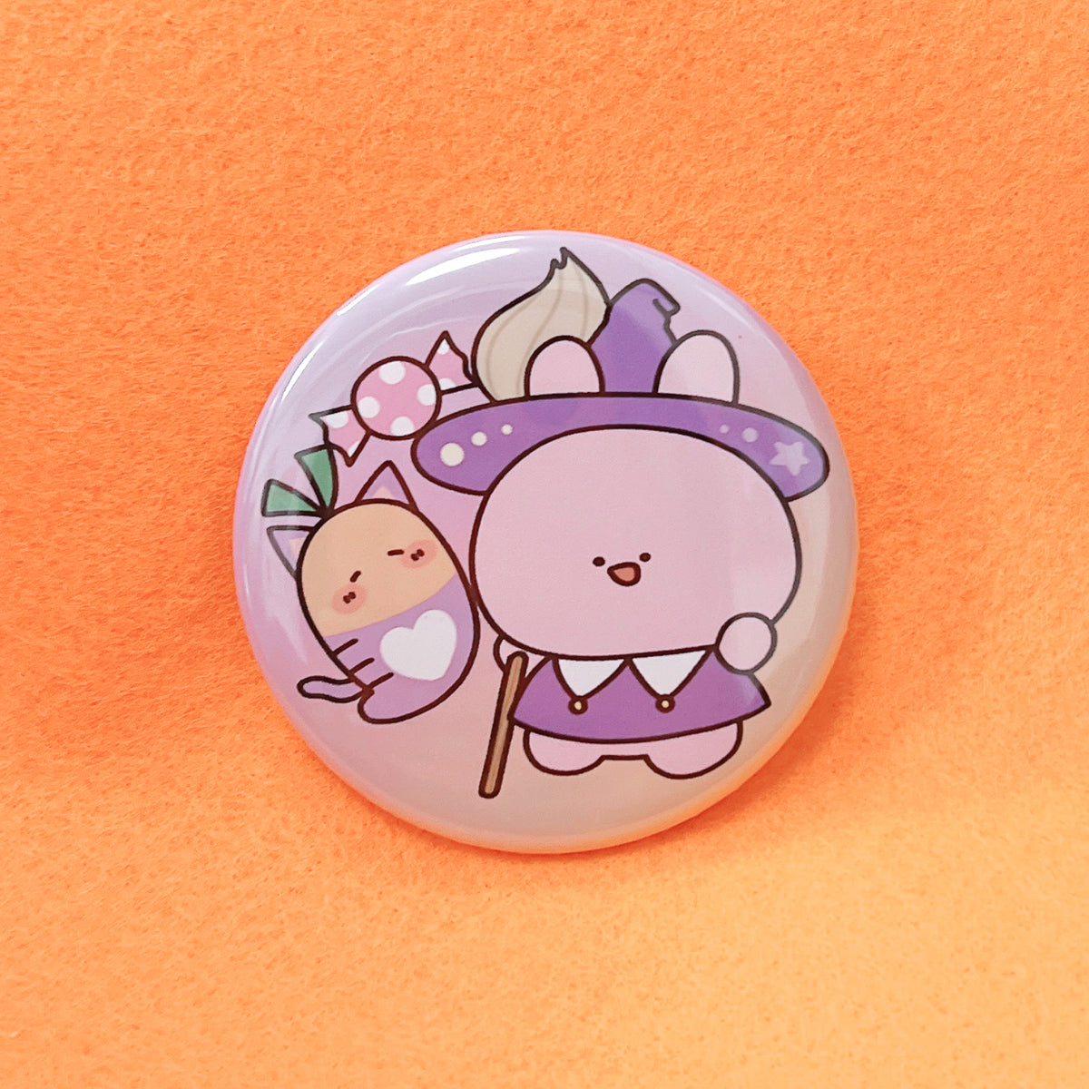 【あさみみちゃん】ハッピーハロウィンランダム缶バッジ(全3種)【10月下旬発送】