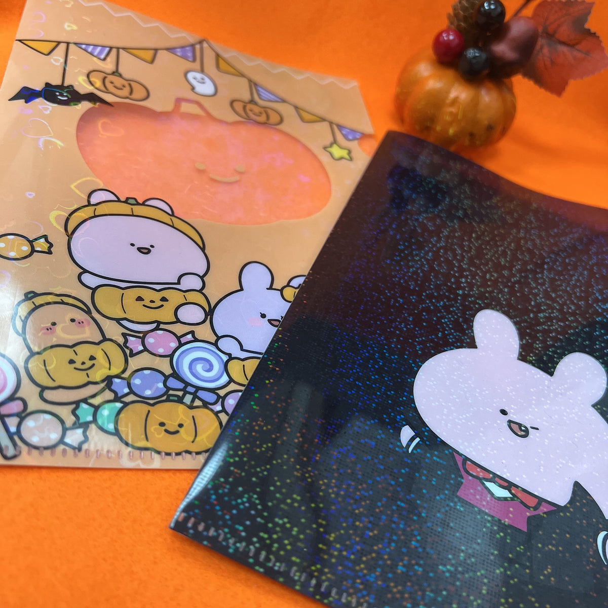 【あさみみちゃん】キラキラA5クリアファイル(ハッピーハロウィン)【10月下旬発送】