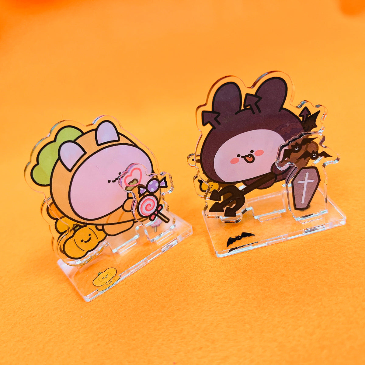 【あさみみちゃん】アクリルジオラマ(ハッピーハロウィン)【10月下旬発送】