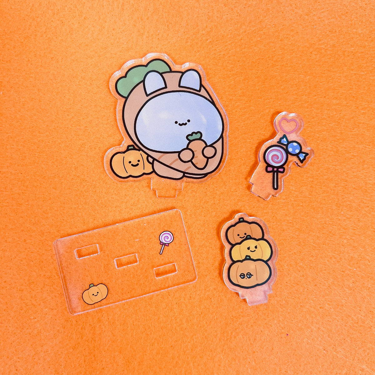 【あさみみちゃん】アクリルジオラマ(ハッピーハロウィン)【10月下旬発送】