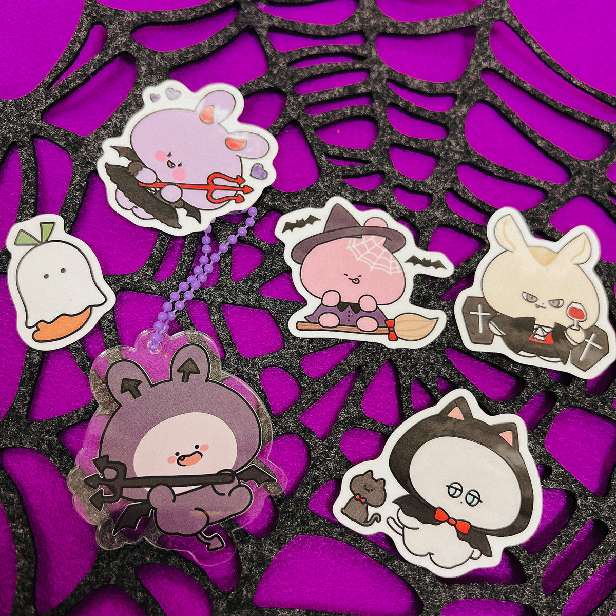 ハロウィンナイトステッカー(5枚入り)
