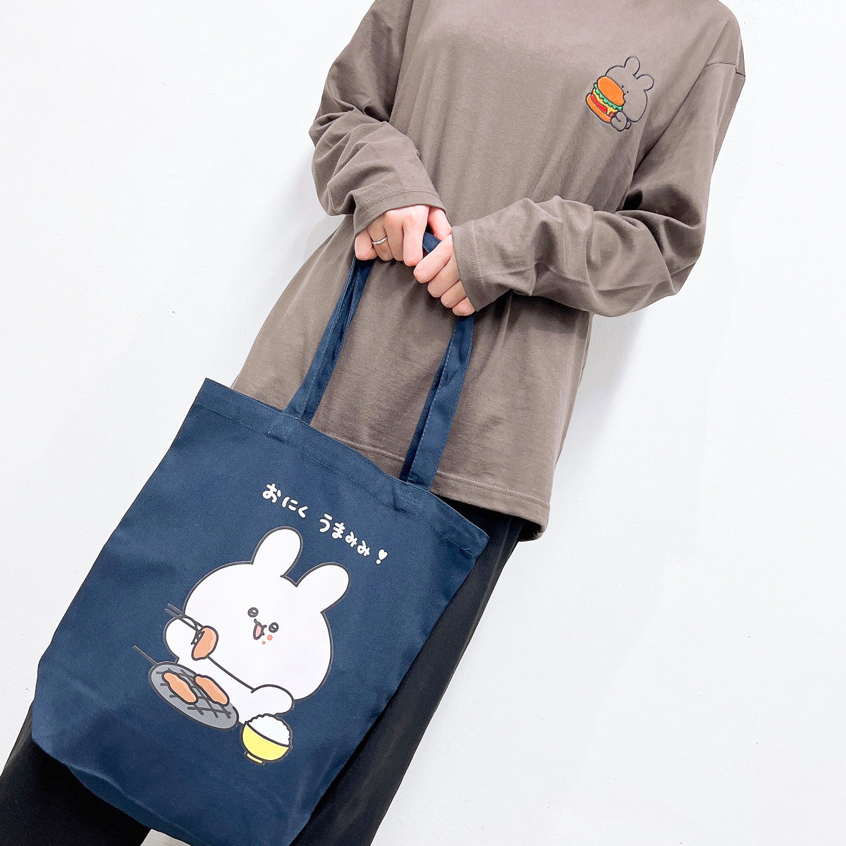【あさみみちゃん】トートバッグ(おにくうまみみ)(再販)【9月下旬発送】